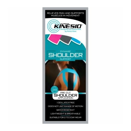 Fabrication Enterprises Kinesio Pre-Cut Kinesiology Tape, Shoulder, Case of 20 24-4932-20